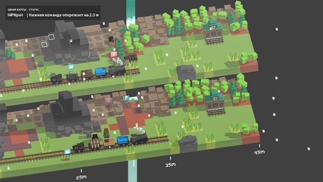 ? ДУЭЛЬ 2X2 В ПОСТРОЙКЕ ЖЕЛЕЗНОЙ ДОРОГИ ? ПРОХОЖДЕНИЕ Unrailed! ?