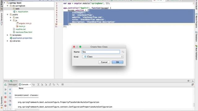 Spring на практике - Spring Boot + AngularJS смотреть онлайн