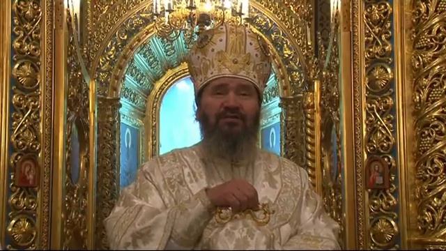 В праздник Рождества Христова архиепископ Юстиниан совершил ночное богослужение в Казанком соборе смотреть онлайн