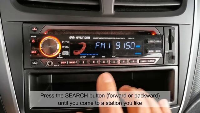 How To Save Radio Stations on Your Car (Hyundai Accent 2018) смотреть онлайн