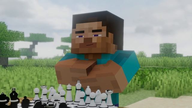 The Chess Game (Minecraft Animation) смотреть онлайн