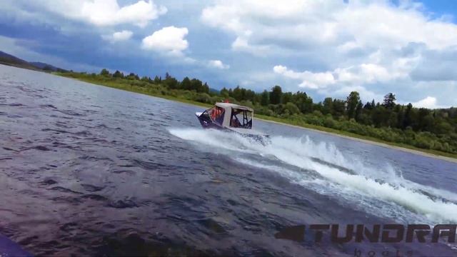 Река уса УСА, катера ПНД TUNDRABOATS смотреть онлайн