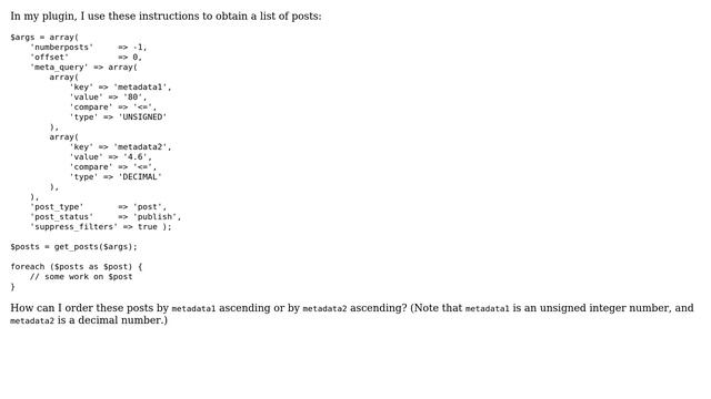 Wordpress: Ordering posts by metadata (2 Solutions!!) смотреть онлайн