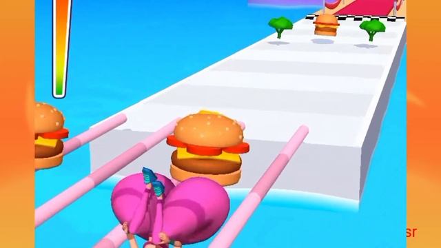 Twerk Race 3D All Levels iOS, Android Walkthrough Game Update Free Videos Pro Mobile Gameplay смотреть онлайн