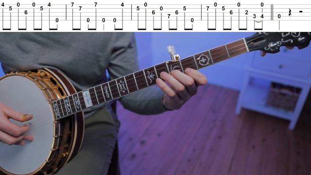 St. Anne's Reel (Melodic and Single String Style) // Bluegrass Banjo Lesson смотреть онлайн