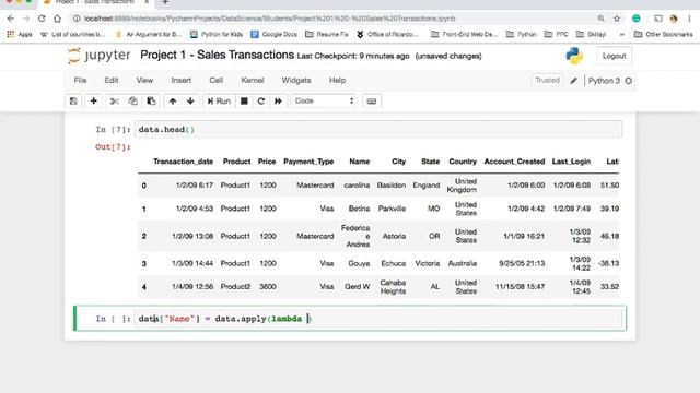 Pandas - Update Rows in a Dataframe using Lambda смотреть онлайн