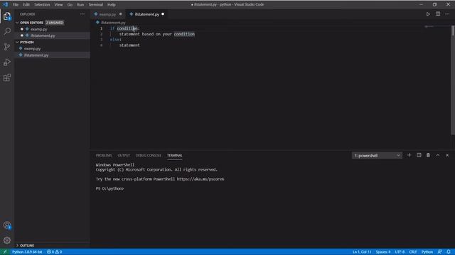 Python if else | if else statement | for beginners смотреть онлайн