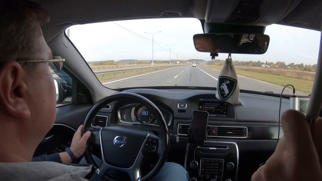 Замер шума Volvo XC70 D4(245л.с) 80км/ч смотреть онлайн