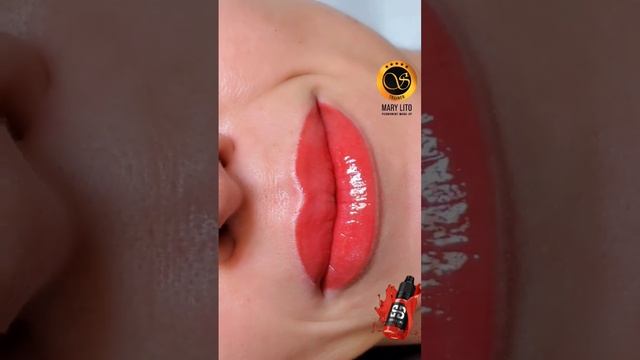 Перманентный макияж губ ? пигмент Cherry lips #marylitorussian #перманентныймакияжгуб смотреть онлайн