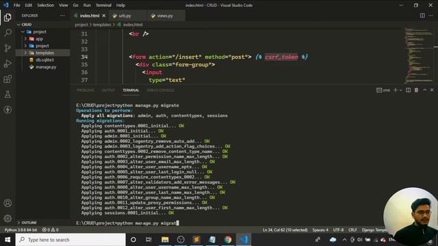 DJANGO CRUD APPLICATION [LATEST DJANGO ] смотреть онлайн