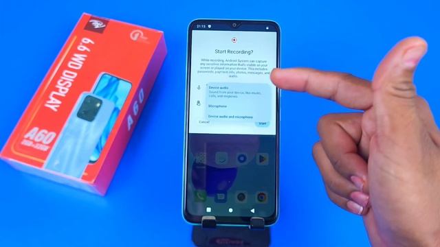 How To Screen Recording In Itel A60 | Itel A60 Screen Recording