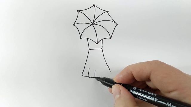 Как легко нарисовать девушку из 5 точек смотреть онлайн