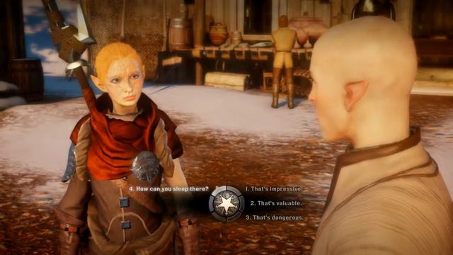 Dragon Age: Inquisition - Solas Romance # 2 (In the Village of Haven) смотреть онлайн