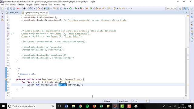 502 - Tutorial Java - List_E_ y ArrayList_E_ смотреть онлайн