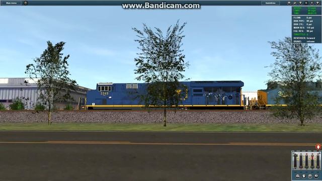 Trainz 12 CSX ET44AH Northhound cab ride part 6 смотреть онлайн