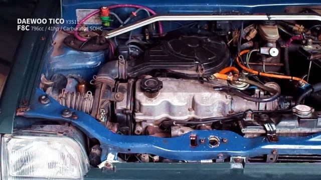 1997 DAEWOO TICO / F8C Engine Start смотреть онлайн