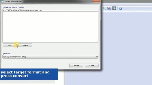 INCA V7: How to convert measurement files смотреть онлайн