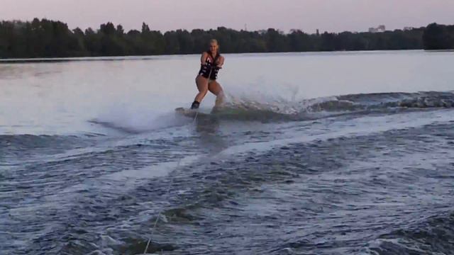 Alina On Wakeboard