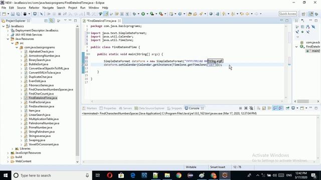 Finding Current Date and time using java || Date format in java смотреть онлайн