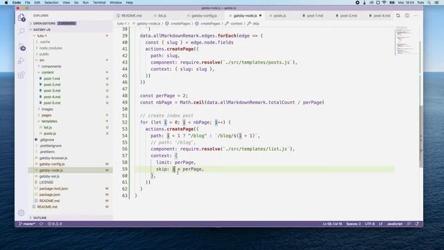 Gatsby JS - #5 - Créer une pagination - Français смотреть онлайн