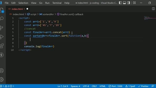 how to merged two arrays in javascript| Coding Interview Questions #15 | смотреть онлайн