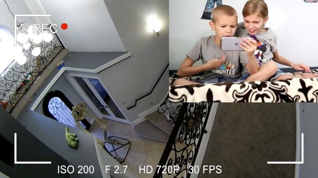 Caught On Security Camera 12 Foot SKELETON Inside Tannerites HOUSE While Playing Hide N Seek! смотреть онлайн