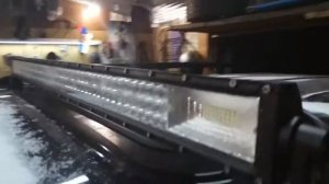 LED балка Partol 42» 594Вт на УАЗ патриот часть 1