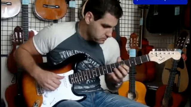 FENDER SQUIER BULLET SSS BSB demo.avi смотреть онлайн