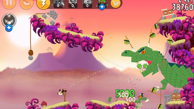 Мы почти прошли Юрский Период! Прохождение Angry Birds classic #23 смотреть онлайн
