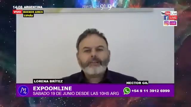Entrevista: Hector Gil para Radio Mantra, expoOMline, el perdón. смотреть онлайн