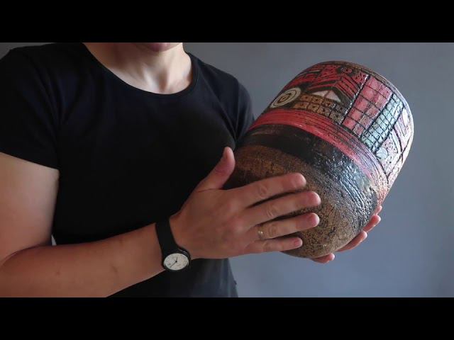 Фактура ангобы матовые и глянцевые сочетания