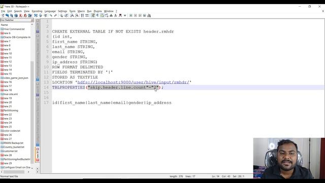 Remove Header from Hive Table while Loading CSV смотреть онлайн