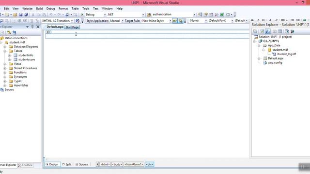 Creating database and displaying records in a gridview control in ASP.NET using C# смотреть онлайн
