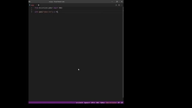 Make a Discord Bot in 30 Seconds(Python) смотреть онлайн