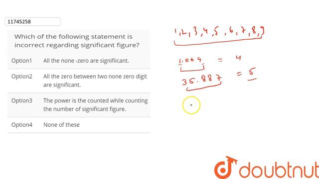 Which of the following statement is incorrect regarding significant figure? смотреть онлайн