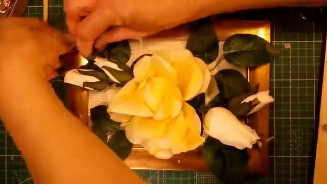 Создание композиции - Роза в рамке. смотреть онлайн