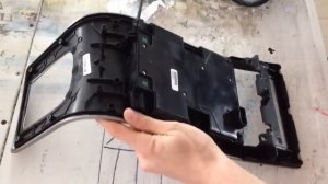 How to disassemble waterfall center console Volvo C30 S40 V50 C70 (dashboard tuning radio removal)