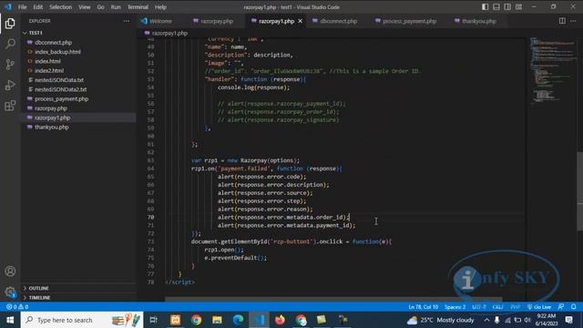 How to integrate Razorpay payment gateway in PHP? | How to integrate with my PHP website? #razorpa смотреть онлайн
