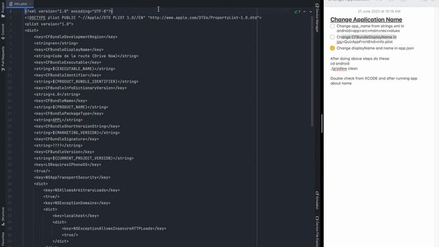 Change application name react native mobile application | Android and IOS side both. смотреть онлайн