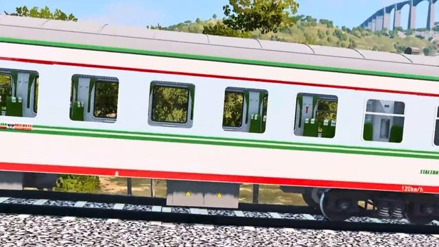TRAIN TO HELL │ Epic Train Chase and Crash - BeamNG.Drive смотреть онлайн