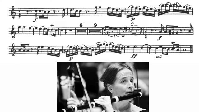 Play the Violin sheet music with Rachel Brown/ Leclair: Flute Concerto Op.7 No.3 in C major, バイオリン楽 смотреть онлайн