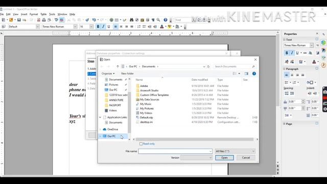Mail Merge in Open office смотреть онлайн