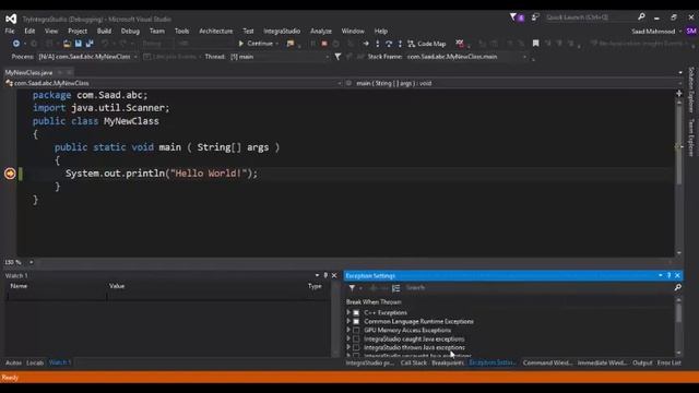 Debugging and Writing Java| Java With Visual Studio смотреть онлайн