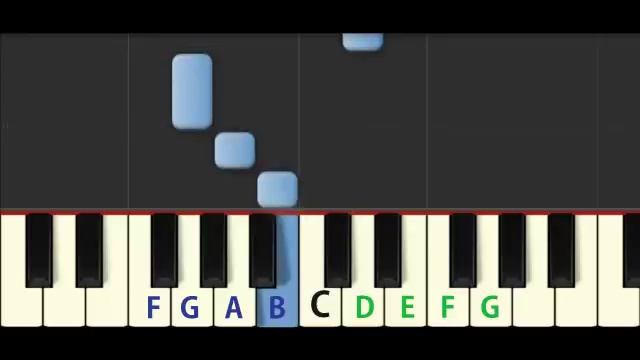 Easy Piano Tutorial: We Wish You A Merry Christmas (slow speed) смотреть онлайн