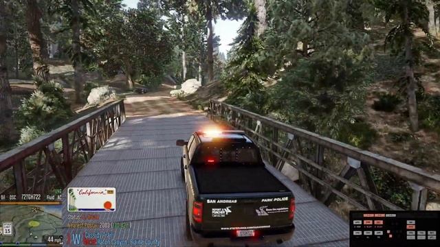 NO COMMENTARY GTA LSPDFR Patrol #007 - Park Ranger Intoxicated Open Carry #lspdfr #gta5 смотреть онлайн
