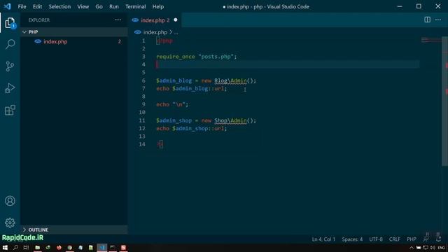 آموزش ویدیویی Namespaces در php پی اچ پی смотреть онлайн