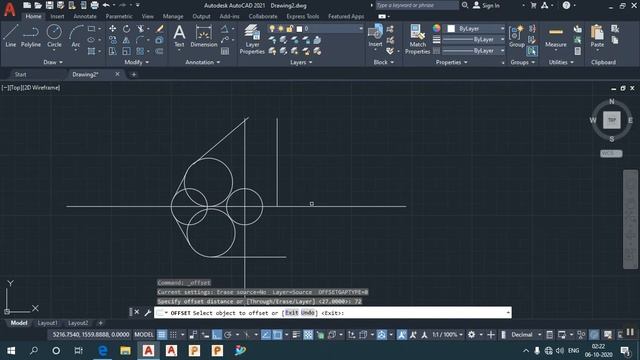 Autodesk autocad 2d tutorials 2021~ How to create 2d drawing in autocad 2021 from start смотреть онлайн