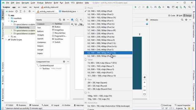 Создание игры на Android 3: Создаем первое приложение на Android Studio, Hello World! смотреть онлайн