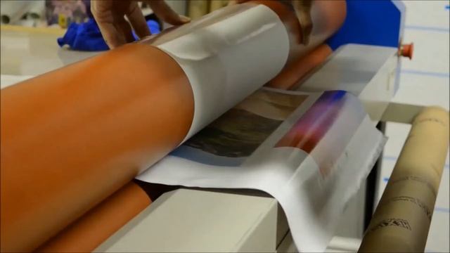 Laminating large prints with a cold roll laminator смотреть онлайн