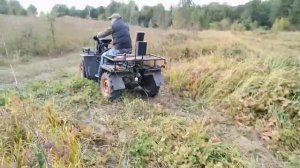 Квадроцикл с двигателем от мотоблока 2